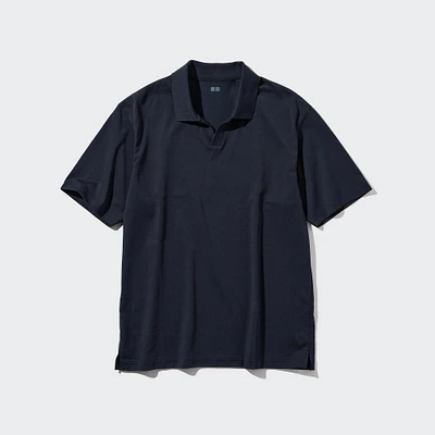 AIRism COTTON JERSEY SHORT SLEEVE SKIPPER POLO SHIRT