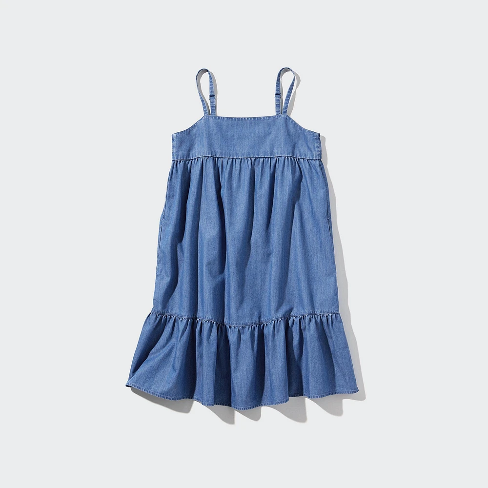 CHAMBRAY CAMISOLE DRESS