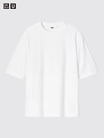 AIRism Cotton Oversized T-Shirt | Half-Sleeve