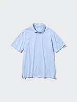 AIRism Cotton Full Open Polo Shirt