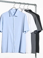 AIRism Cotton Full Open Polo Shirt