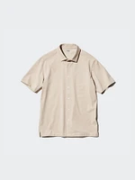 AIRism Cotton Full Open Polo Shirt