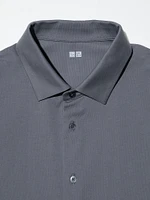 AIRism Cotton Full Open Polo Shirt