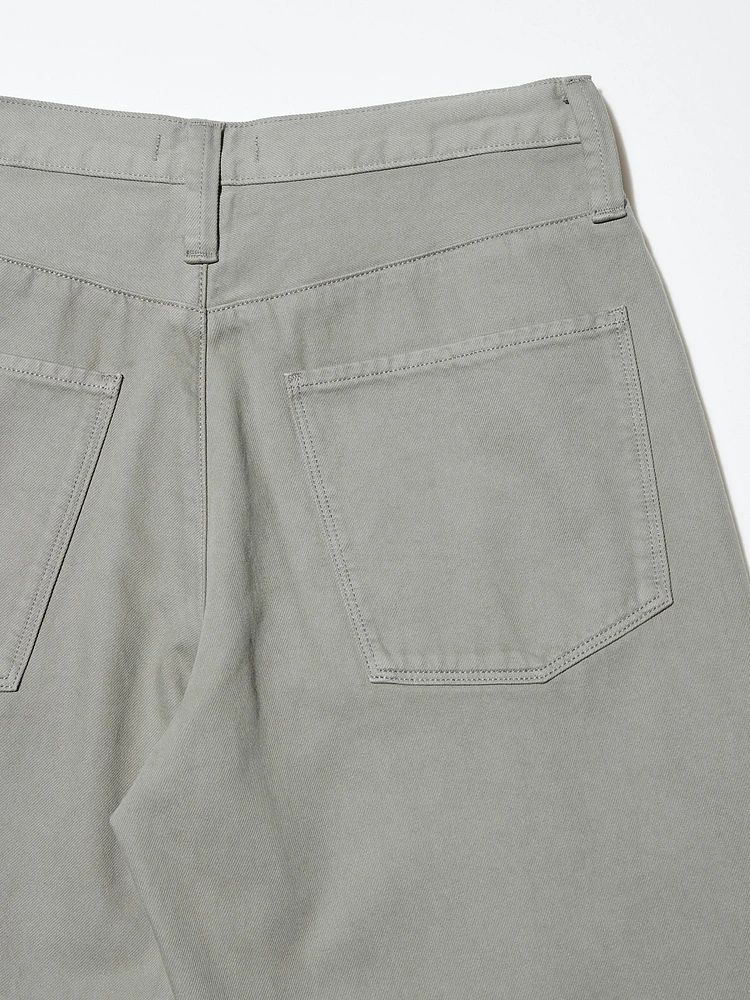 High Waisted Straight Color Jeans