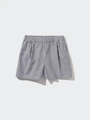 Cotton Easy Shorts | Striped