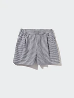 Cotton Striped Easy Shorts