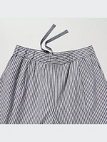 Cotton Striped Easy Shorts