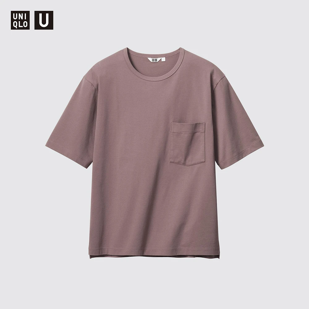 AIRism COTTON RELAXED FIT HALF SLEEVE T-SHIRT
