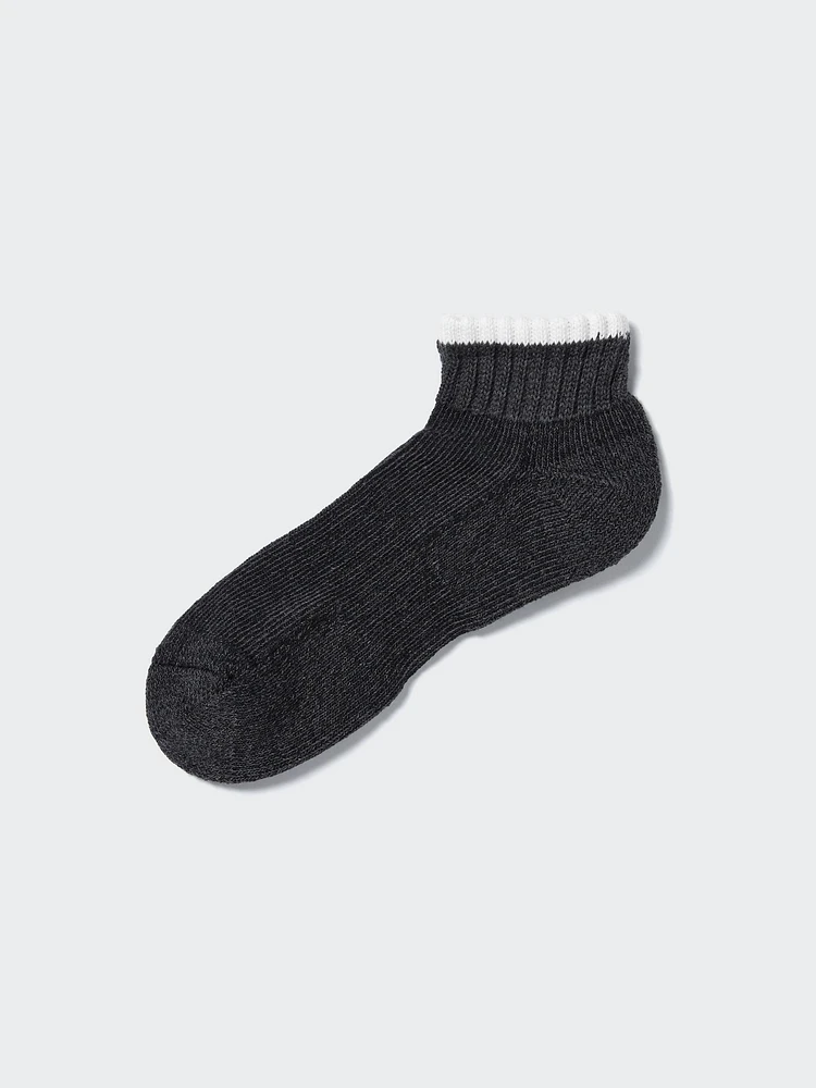 Pile Lined Short Socks