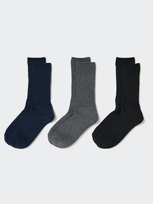 Loose Ribbed Socks | 3 Pairs