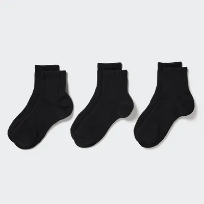 Ribbed Pile Socks (3 Pairs)