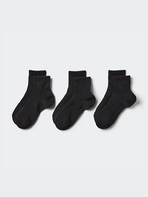 Ribbed Pile Socks | 3 Pairs