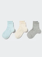 Ribbed Pile Socks | 3 Pairs