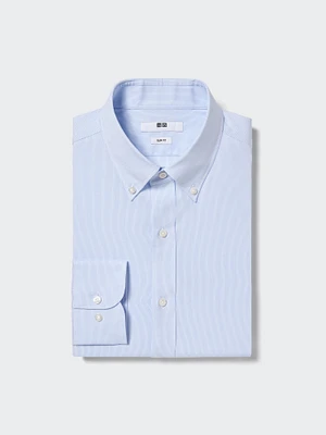 Easy Care Stretch Slim Shirt | Striped