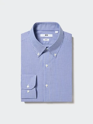 Easy Care Stretch Slim Shirt | Striped