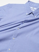 Easy Care Stretch Slim Shirt | Striped