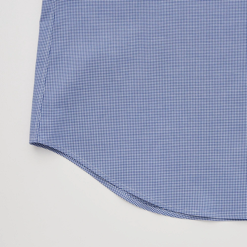 EASY CARE CHECKED STRETCH SLIM FIT SHIRT | BUTTON DOWN COLLAR