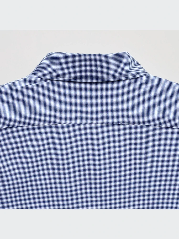 Easy Care Stretch Slim Shirt | Checked