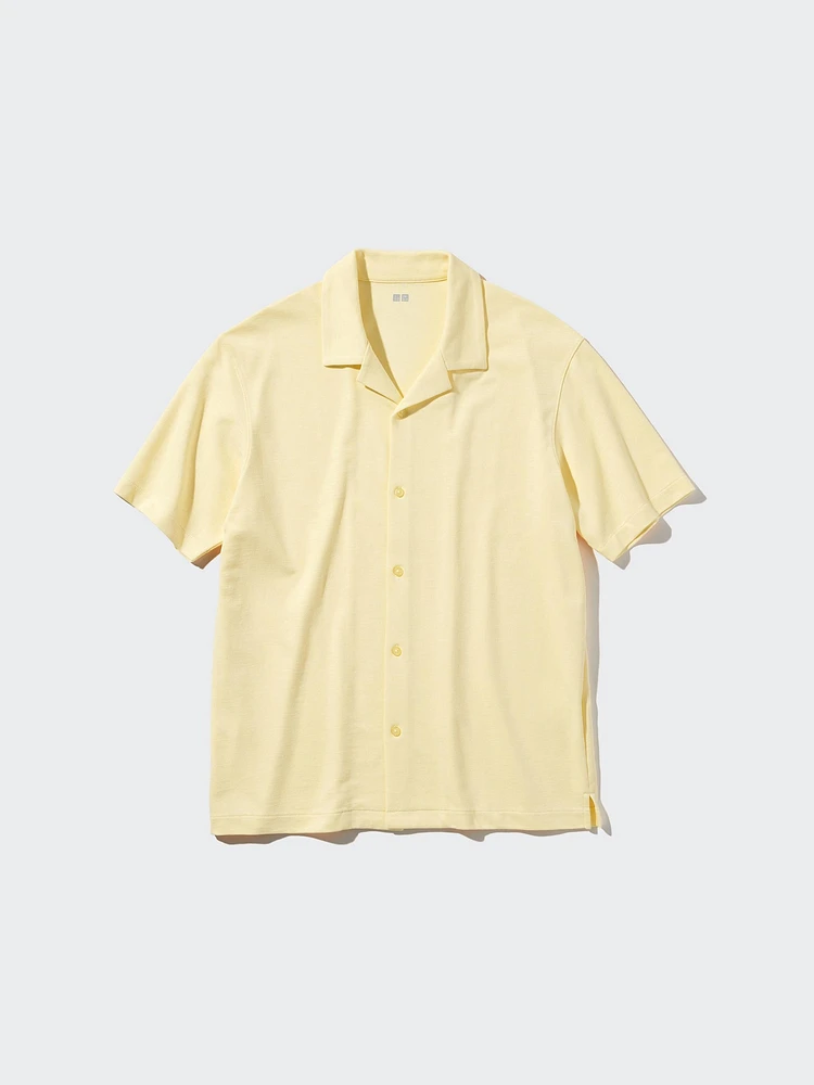 AIRism Cotton Full Open Polo Shirt | Collar