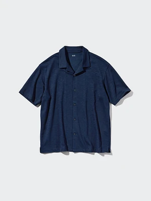 AIRism Cotton Full Open Polo Shirt | Collar