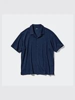 AIRism Cotton Full Open Polo Shirt | Collar