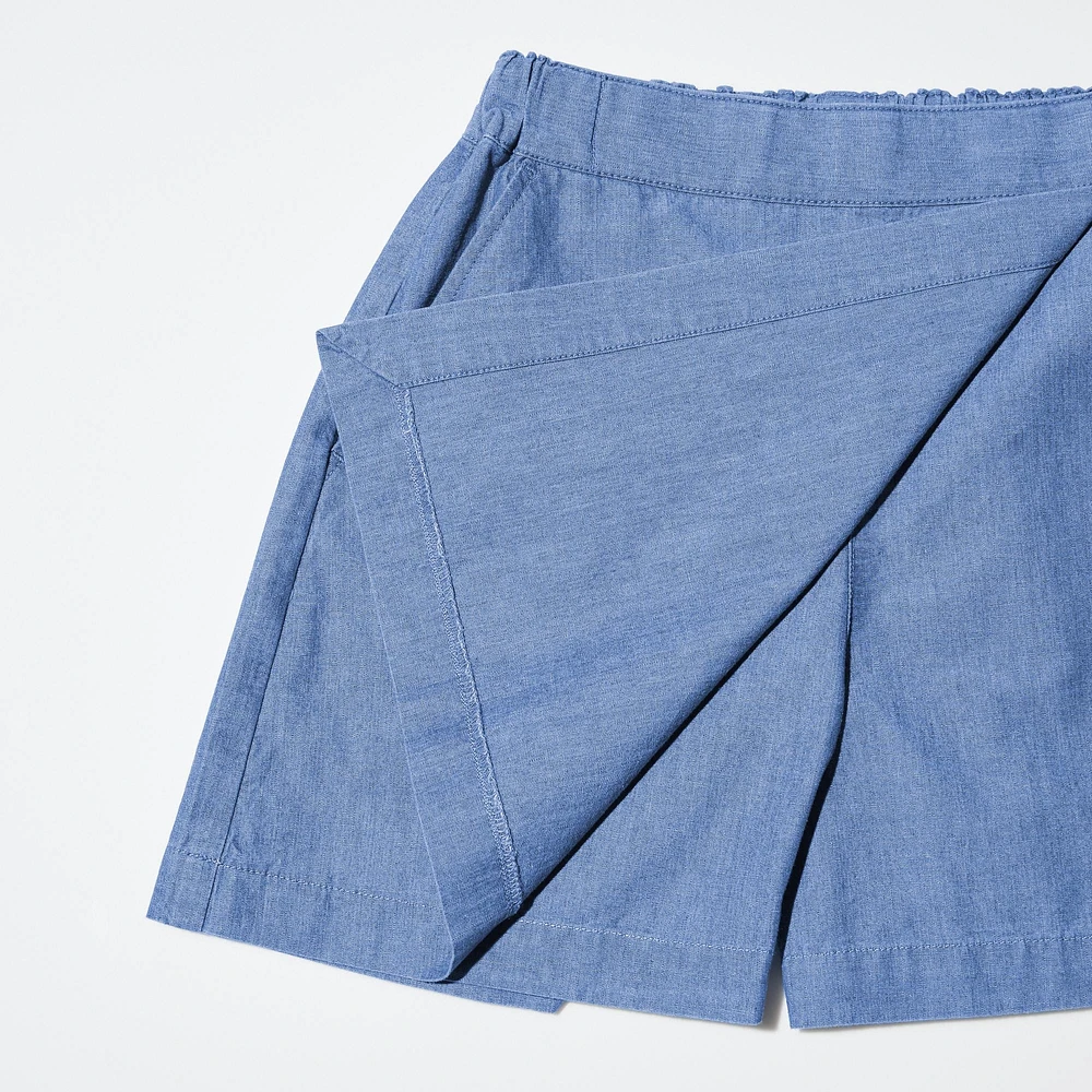 CHAMBRAY MINI SKORT