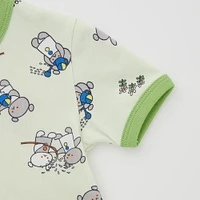 PICTURE BOOK DRY SHORT SLEEVE PAJAMAS