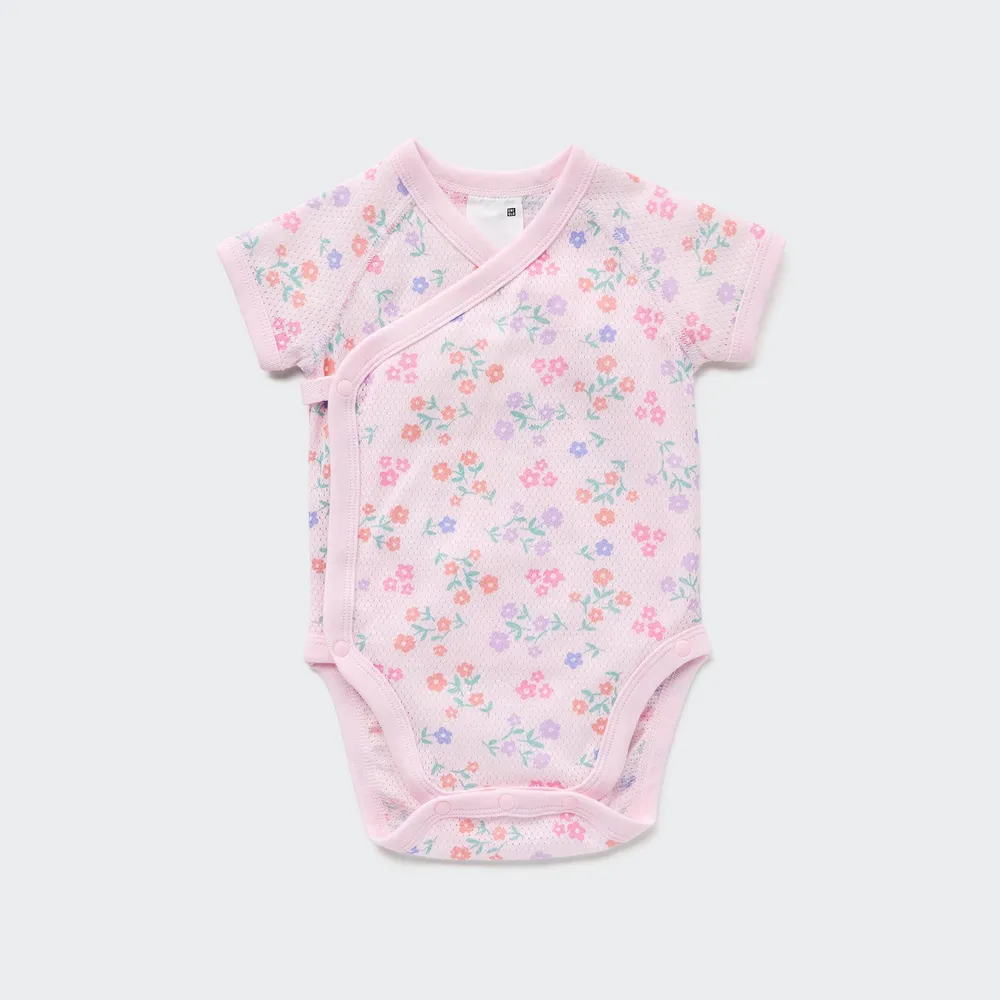 JOY OF PRINT COTTON MESH INNER ONESIE