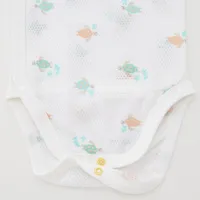 JOY OF PRINT COTTON MESH INNER ONESIE