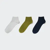 Ribbed Short Socks (3 Pairs)