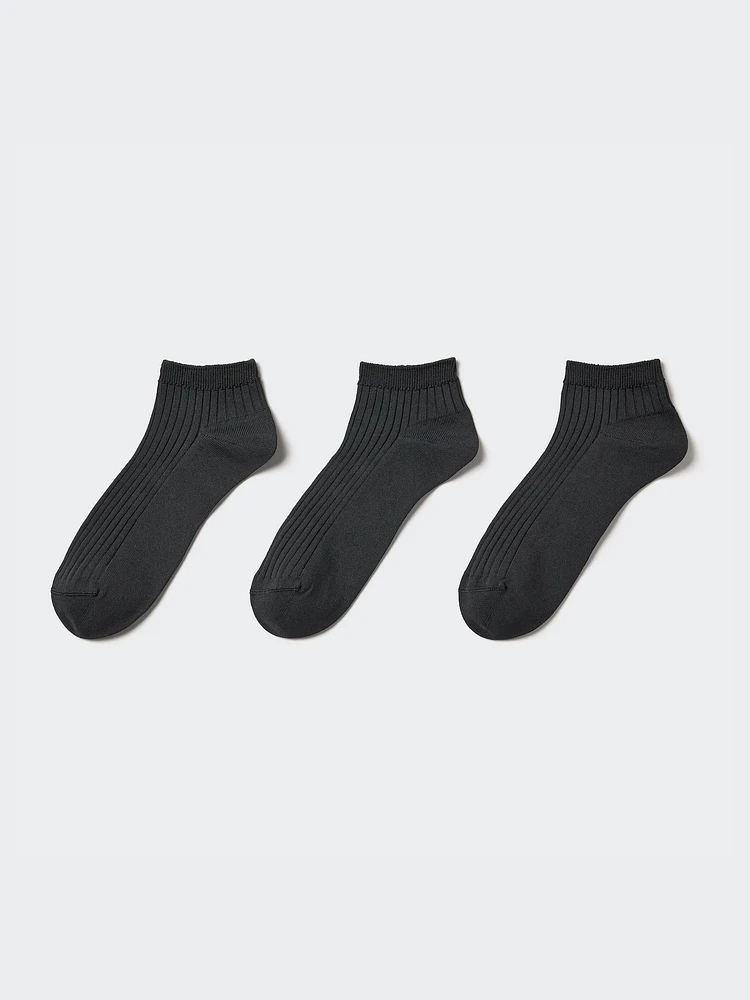 Ribbed Short Socks | 3 Pairs