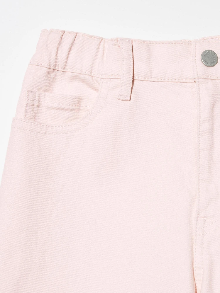 Wide-Fit Color Jeans