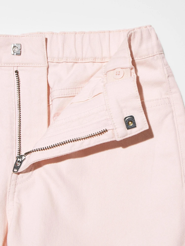 Wide-Fit Color Jeans