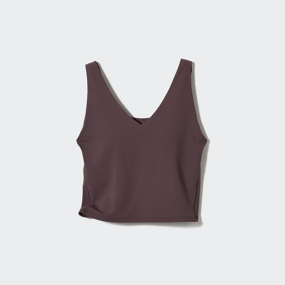 AIRism ACTIVE CROPPED BRA SLEEVELESS TOP