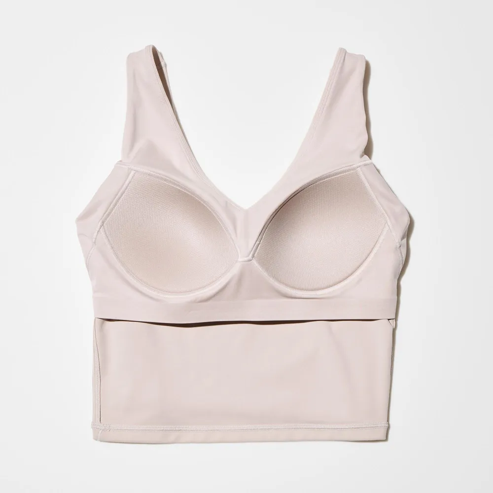 UNIQLO AIRism ACTIVE CROPPED BRA SLEEVELESS TOP