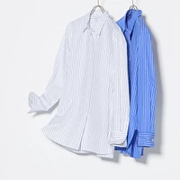 Striped Cotton Long-Sleeve Shirt