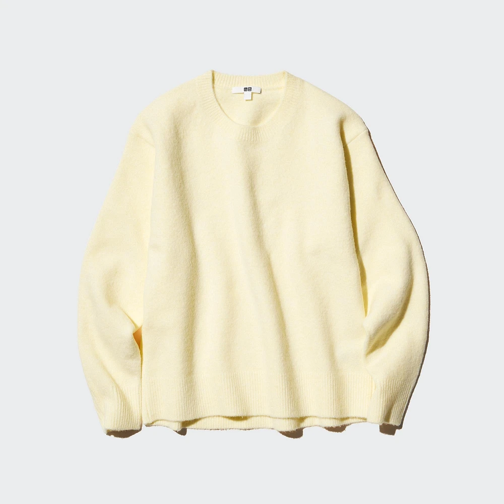 SOUFFLE YARN CREW NECK SWEATER