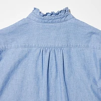 Dungaree Frilled Blouse