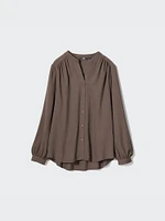 Rayon Gathered Blouse