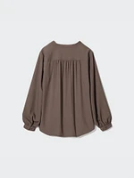 Rayon Gathered Blouse