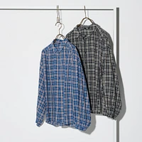 Soft Lawn Gathered Blouse | Checked