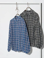 Soft Lawn Gathered Blouse | Checked