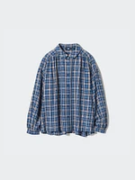 Soft Lawn Gathered Blouse | Checked