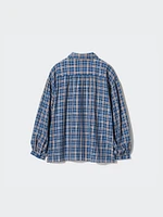 Soft Lawn Gathered Blouse | Checked