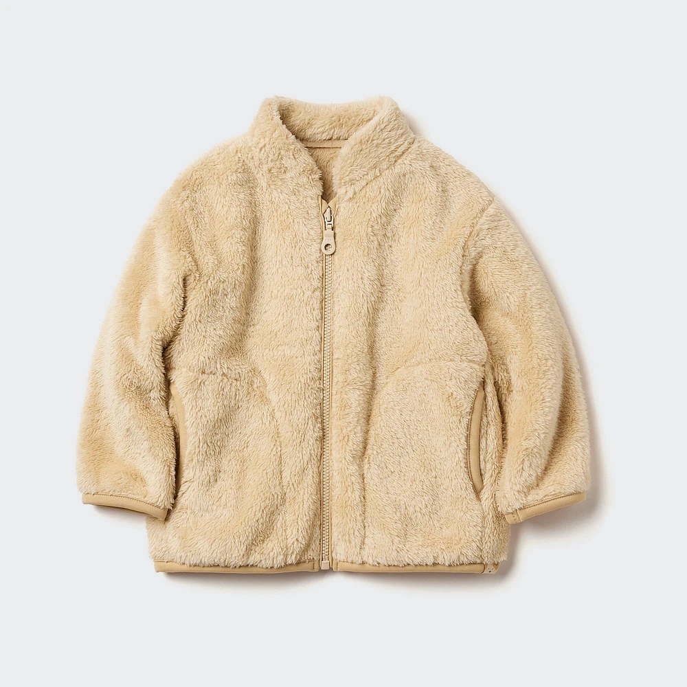 Fluffy Yarn Fleece Full Zip Jacket