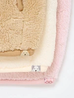 FLUFFY YARN FLEECE FULL-ZIP JACKET