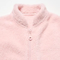 Fluffy Yarn Fleece Full Zip Jacket