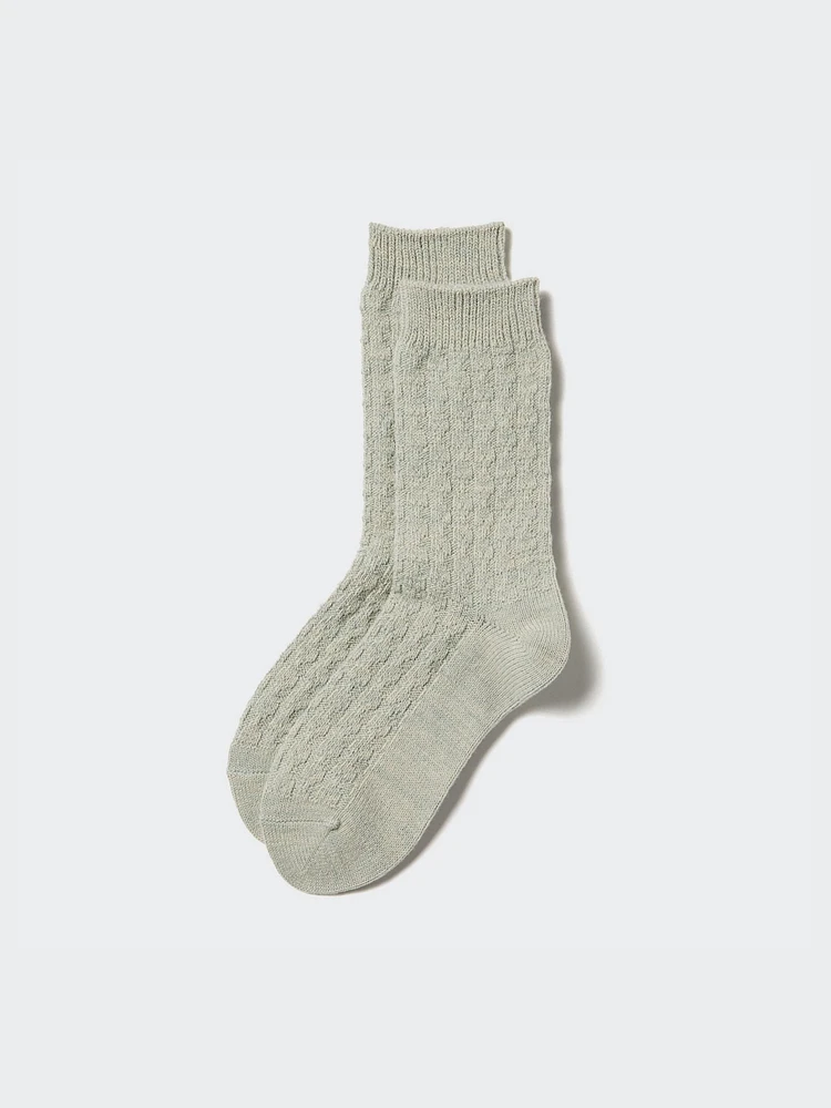 HEATTECH SOCKS (CABLE