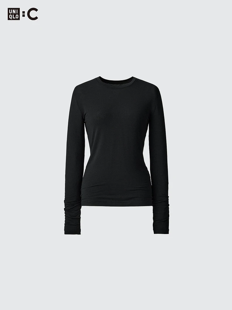 HEATTECH Cashmere Blend T-Shirt | Extra Warm