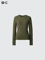 HEATTECH Cashmere Blend T-Shirt | Extra Warm